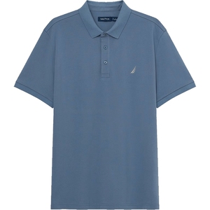 NAUTICA/诺帝卡男装24夏季新品珠地透气亲肤多色短袖POLO衫