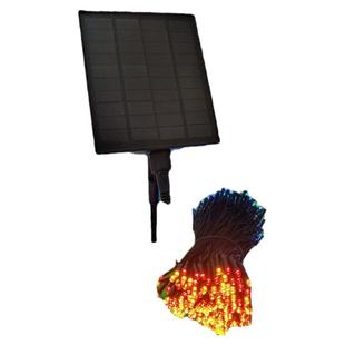 圣诞节led小彩灯露营庭院装饰灯防水户外太阳能灯串满天星星闪灯