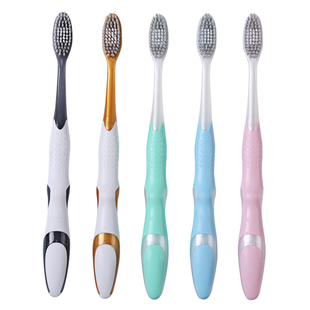 优思洁高档成人牙刷软硬结合中硬毛中间硬毛外围软毛独立包装学生