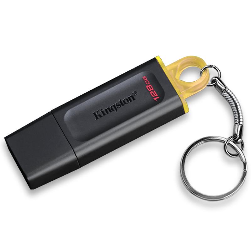 金士顿u盘128g高速usb3.2正版加密定制刻字礼品礼盒装usb优盘正品