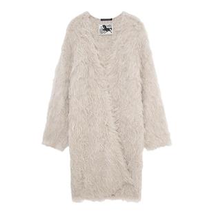 RODERIC WONG2025秋季圈圈纱拉毛外套温柔气质通勤中长款开衫上衣