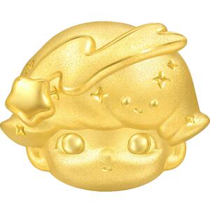周生生黄金足金泡泡玛特幸运星DIMOO串珠5D硬金95417C定价