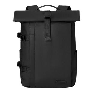 皮尔卡丹男士双肩包简约休闲大容量背包可扩容旅行包通勤电脑背包