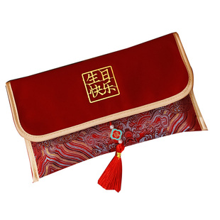 周岁布艺红包袋2025新款高档利是封金榜题名宝宝生日满月万元红包