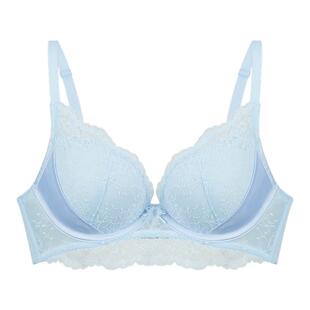 6IXTY8IGHT 68莫代尔蕾丝内衣女软钢圈云朵棉聚拢厚杯文胸罩