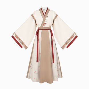 云藏月绣相思原创晋制汉服破裙魏晋风南北朝小个子女装款破群改良