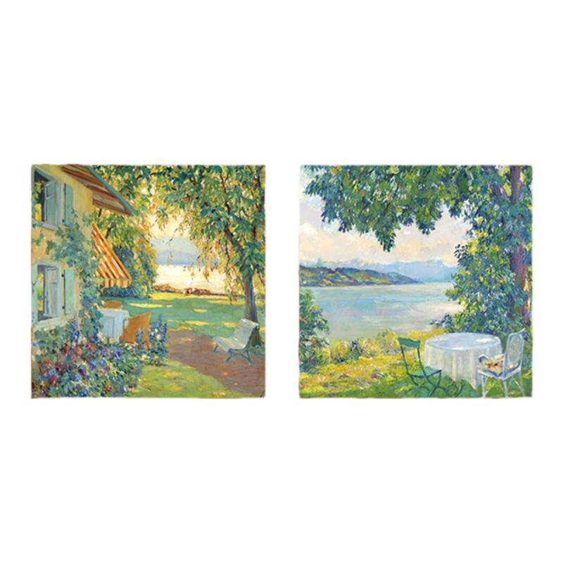 库库尔名画小众艺术风景人物油画