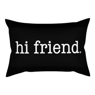 北欧ins风黑白字母抱枕30*50长方形沙发靠枕腰枕网红抱枕双面定制