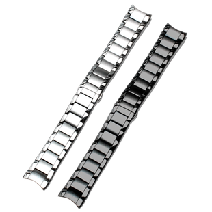 适配阿玛尼不锈钢表带 男士精钢表链R2434 AR2448 AR2433钢带22mm