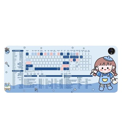 加热鼠标垫超大发热暖手桌垫