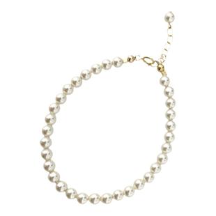 2mm极细珍珠手链女2025年新款百搭小米珠手饰小众设计感高级手环