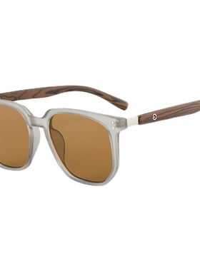 韩版潮男多边形偏光墨镜大脸高级