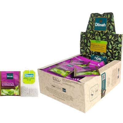 进口绿茶茉莉绿茶包迪尔玛餐饮装
