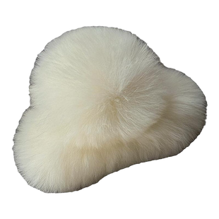 精致百搭獭兔毛绒发夹女秋冬气质高级感后脑勺盘发抓夹时尚鲨鱼夹