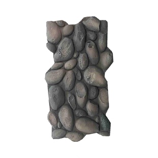 pu小鹅卵石仿古文化石pu石皮板材流水石凹凸墙面外墙背景墙饰面板