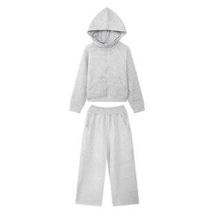 左西童装女童加绒套装外套裤子儿童秋冬季2026新款女孩大童两件套