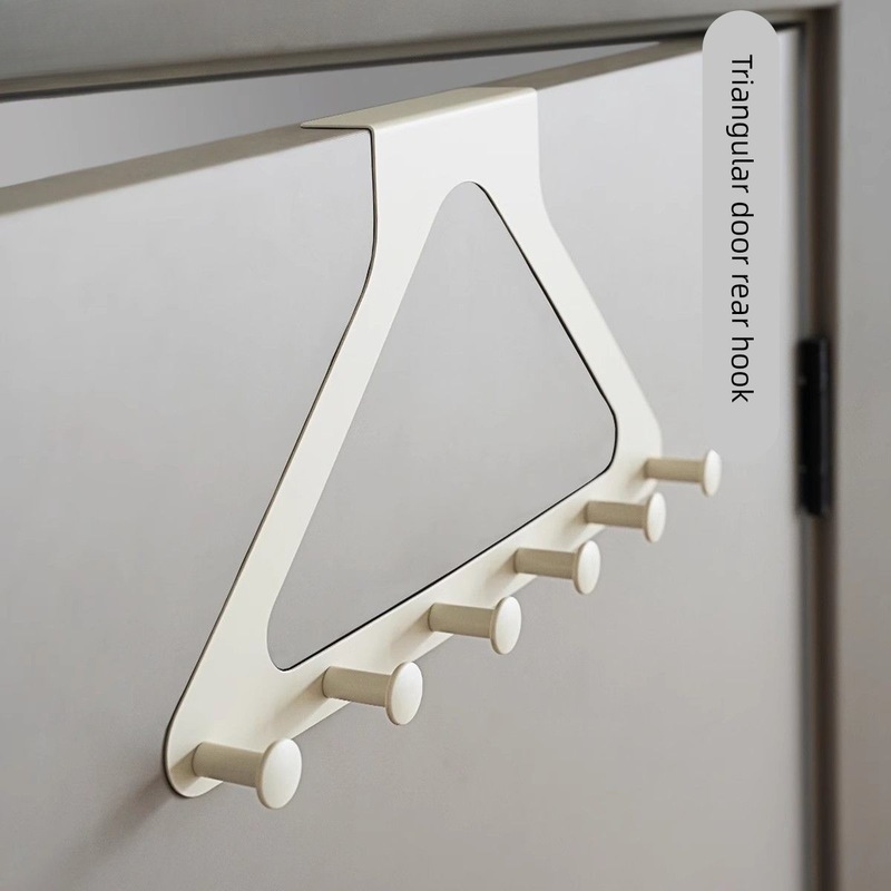 三角挂钩挂衣架衣柜挂架卧室门上挂衣服浴室免打孔收纳挂衣钩门后