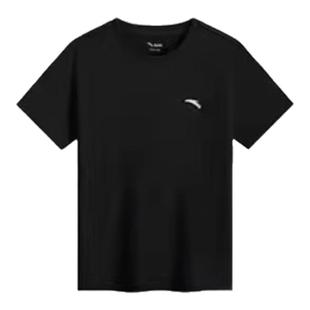 安踏儿童短袖T恤新款男童圆领纯棉夏季童装大童运动透气男孩半袖