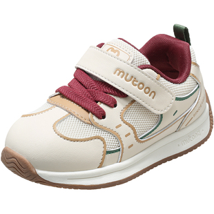 牧童儿童运动鞋春秋女童小童阿甘鞋子轻便透气网面跑步鞋子男童鞋