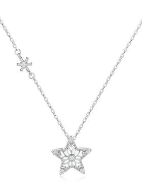 DODOGOGO纯银五角星锁骨项链