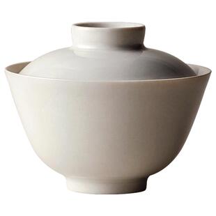 九土日式草木灰釉盖碗景德镇禅意陶瓷功夫茶具手工制泡茶碗家用单