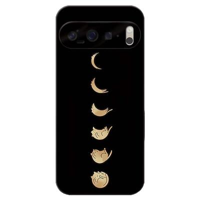 创意月球适用谷歌Pixel10手机壳9pro/8/7/6A可爱XL猫咪简约个性男生卡通女款软