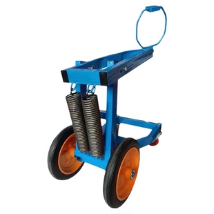 风炮支架配件风炮吊机固定圈风炮吊架配件加厚弹簧风炮支架万向轮