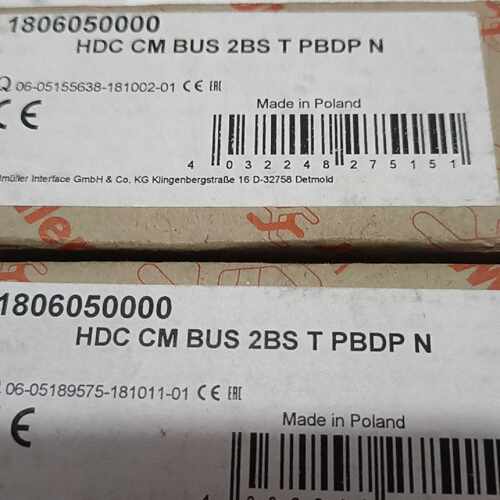 【议价-可维修】魏德米勒 HDC CM BUS 2BS T PBDP N 全新/二手均