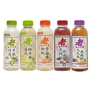 【秒杀】可可满分枇杷雪梨水/菊花柚子水中式茶饮植物饮料500mL*5