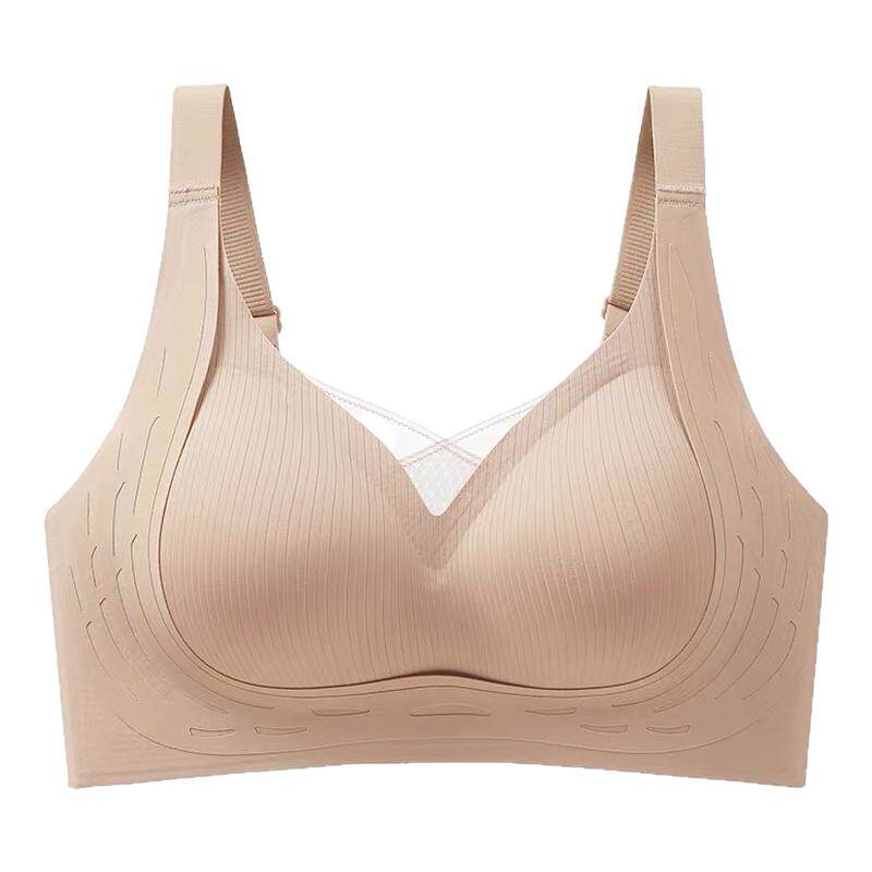 浪莎运动无痕调整型内衣女小胸聚拢无钢圈收副乳防下垂舒适文胸薄