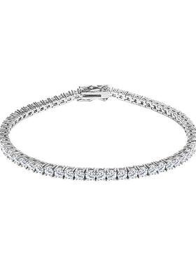 CCO网球满锆手链-银色