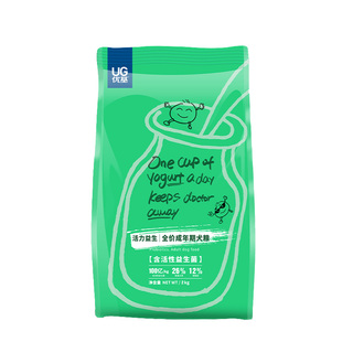 UG优基益生菌狗粮成犬专用泰迪比熊全犬种通用型全价狗粮营养2kg