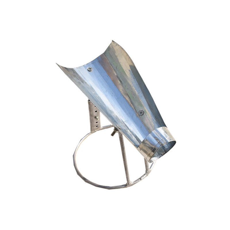 铁畚斗带支架可调节畚箕茶叶包装装袋工具分装铲簸箕前窄后宽