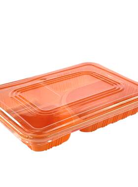 四格餐盒食品级材质可微波可冷藏