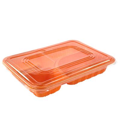 四格餐盒食品级材质可微波可冷藏