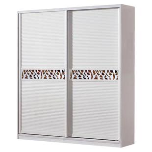 特价定制衣柜门推拉门移门百叶门木塑海浪钛镁合金滑移门柜门定做