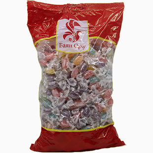 网红亲爱的俄罗斯进口巴彦思路糖果李现同款透明水果糖小铁盒包邮