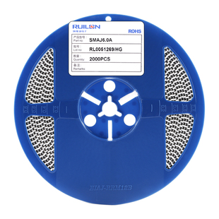 原装正品 SMAJ6.0A DO-214AC 6V/单向 TVS瞬变抑制二极管（10只）