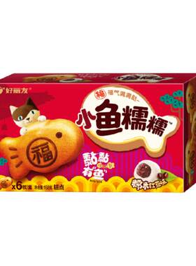 好丽友小鱼糯糯红豆味糕点168g