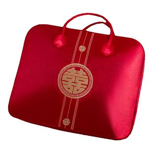 结婚被子包装袋冬夏凉被棉被袋四件套收纳红色牛津布手提喜被陪嫁