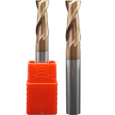 德特55度钨钢键槽铣刀2刃