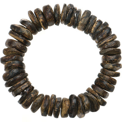 文莱软丝沉香片珠算盘珠手串佛珠