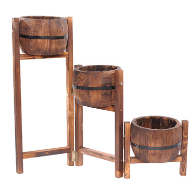 防腐木实木户外创意窗台园艺多肉