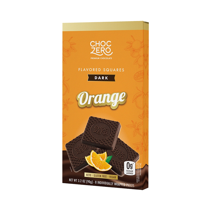 CHOCZERO无糖橙子黑巧克力90g