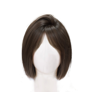 假发女片头顶八字刘海假发片增发量蓬松高颅顶自然无痕遮白发神器