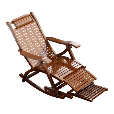 博卡折叠躺椅竹摇摇椅坐躺两用椅