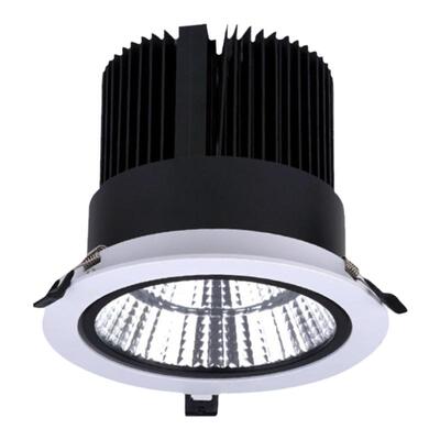 led防眩射灯cob天花灯筒灯12W20W30W40W50W开孔11.5 14 15 16公分