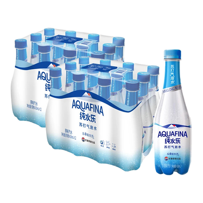 百事纯水乐410ml*苏打气泡水咖啡店商用0糖0脂0卡碱性汽泡水整箱