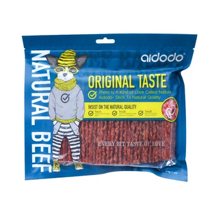 荔枝酱爱多多泡泡牛肉培根宠物狗狗零食肉条干金毛大型犬训犬358g