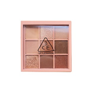 全哑光干枯玫瑰！3ce眼影盘dry bouquet九色正品粉紫色低饱和日常